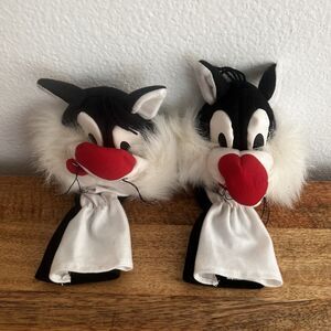 Vtg Looney Tunes Sylvester  Set Of 2 Country Clubbers Golf Club Cover Carousel